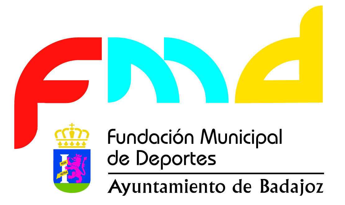 Logotipo de la Fundación Municipal de Deportes y Ayuntamiento de Badajoz